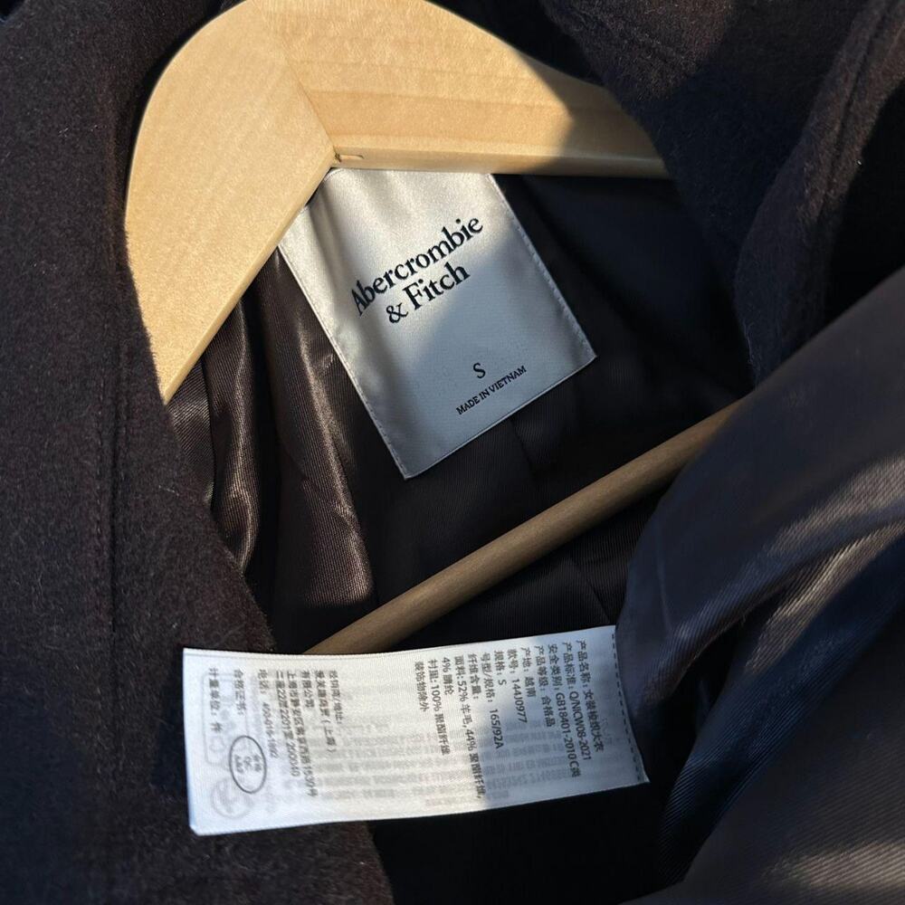 Abercombie & Fitch Wool Coat in Brown - Picture 2 of 7